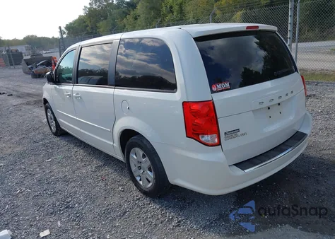 2012 Dodge Grand Caravan Se/Avp из США, поврежденный, VIN 2C4RDGBG2CR360329